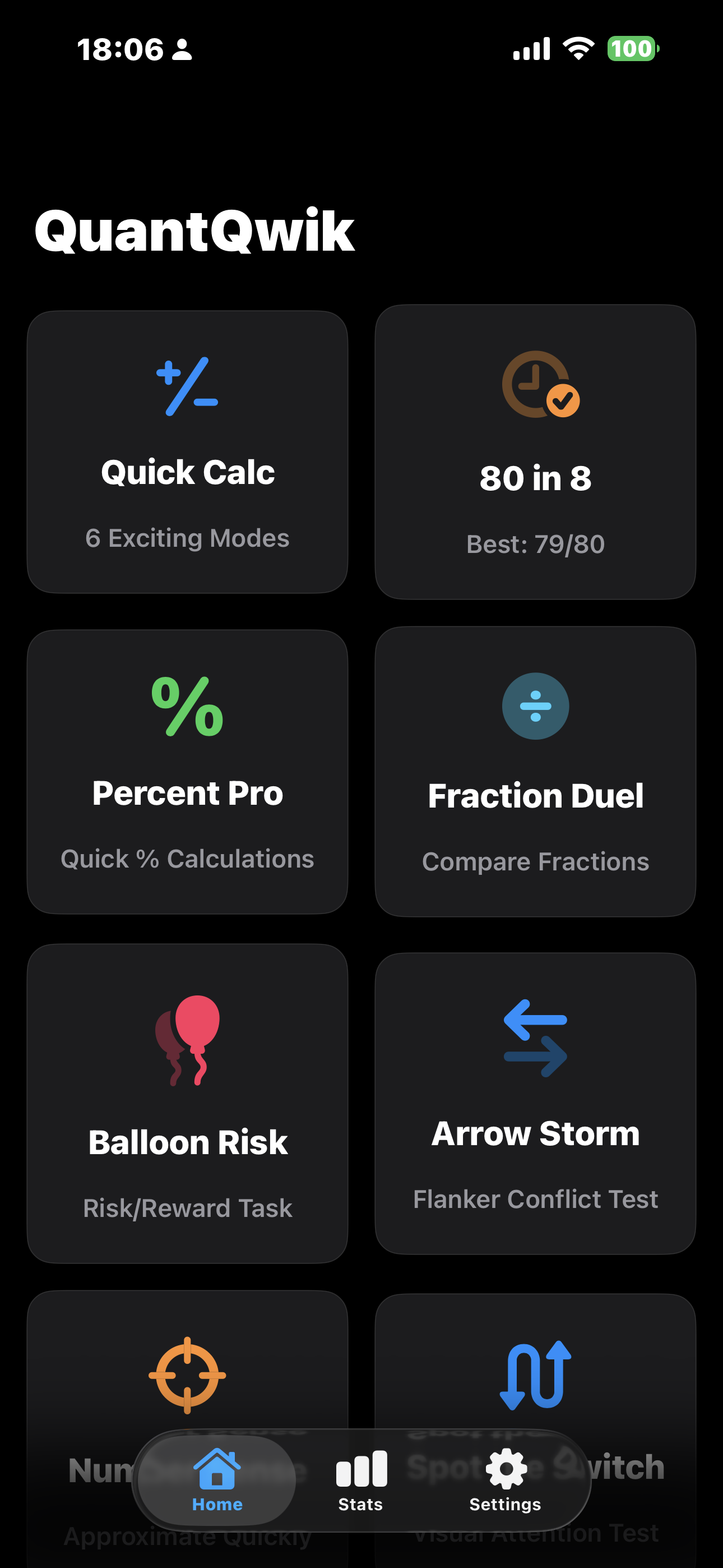 QuantQwik App Interface